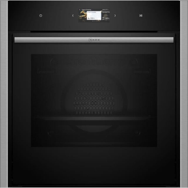 Four multifonction intégrable - Pyrolyse - NEFF - N90 - B64CS71N0 - Noir - Porte froide 4 vitres - 71 l - 59,5 x 59,6 x 54,8 cm