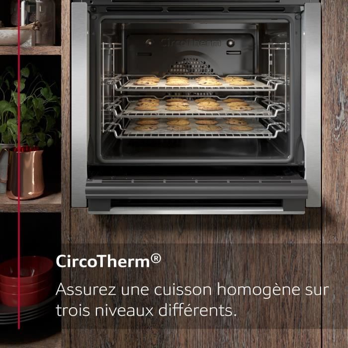 Four ecoclean - NEFF N30 - B1ACD5AN3F - Noir - 7 modes de cuisson - 59,5 x 59,4 x 54,8 cm