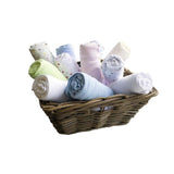 DOMIVA Lot de 2 Draps Housse PERLE GRIS / blanc imprimé étoiles 70x140 cm