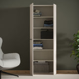 Armoire a chaussures - Beige sable - 18 paires - L68,7 x P36,5 x H181,1 cm