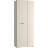 Armoire de rangement - 2 portes- Beige sable - L68,7 x P36,5 x H181,1 cm