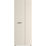 Armoire de rangement - 2 portes- Beige sable - L68,7 x P36,5 x H181,1 cm
