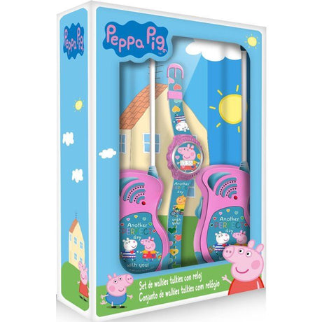 Coffret talkie-walkie + montre - KIDS LICENSING - Peppa Pig - Des 3 ans