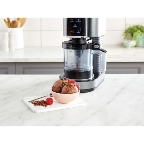 Machine a glaces NINJA - Creami NC300EU - 6 programmes - Capacité 473ml - Jusqu'a 1,4L de glace - 3 bols inclus