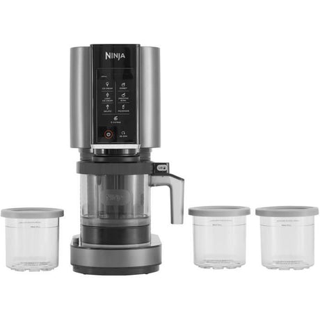 Machine a glaces NINJA - Creami NC300EU - 6 programmes - Capacité 473ml - Jusqu'a 1,4L de glace - 3 bols inclus