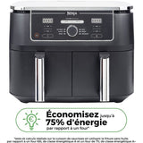 Friteuse sans huile NINJA - Foodi Max Dual Zone AF400EU - Capacité 9,5L - 6 programmes de cuisson - 2470W