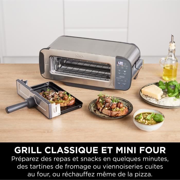 Grille-pain 3-en-1 - NINJA Foodi - ST202EU - 2400 W - 1 fente - 7 fonctions - Inox