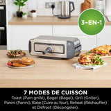 Grille-pain 3-en-1 - NINJA Foodi - ST202EU - 2400 W - 1 fente - 7 fonctions - Inox