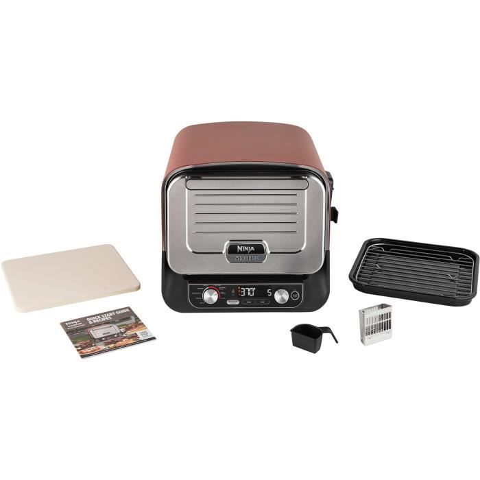 Four a pizza NINJA - Woodfire OO101EU - 8 programmes de cuisson - Jusqu'a 370°C - 2400W