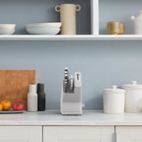 Bloc-couteaux - NINJA FOODI - StaySharp K62006EUWH - Avec aff˚teur - Ensemble de couteaux - 6 pieces aiguisÈes - Blanc