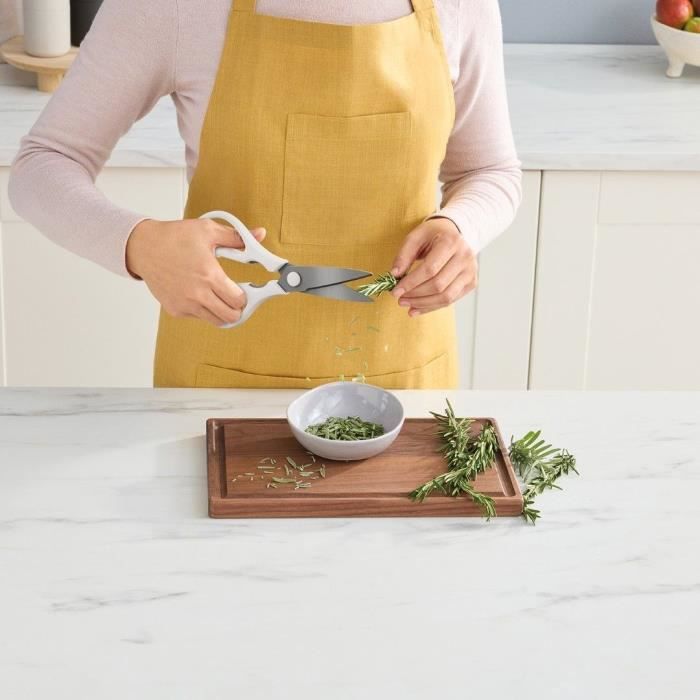 Bloc-couteaux - NINJA FOODI - StaySharp K62006EUWH - Avec aff˚teur - Ensemble de couteaux - 6 pieces aiguisÈes - Blanc