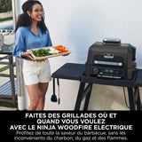 Barbecue électrique et fumoir NINJA - Woodfire Pro XL OG850EU - 4 programmes de cuisson - Thermosonde intégrée