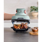 Friteuse sans huile portable NINJA - CRISPI - Récipients 1,4L et 3,8L - 4 programmes prédéfinis - 1700W - Sauge