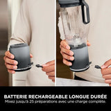 Blender portable NINJA Blast Max - BC251EUGY - bol 530 ml - autonomie 2h - sans fil - sans BPA - gris