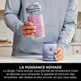 Blender portable NINJA Blast Max - BC251EULD - bol 530 ml - autonomie 2h - sans fil - sans BPA - lavande