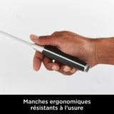 Bloc-couteaux - NINJA FOODI - StaySharp K32006EU - Avec affűteur - Ensemble de couteaux -  6 pieces aiguisées - Noir