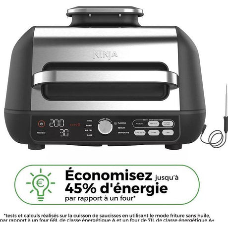 Grille-viande NINJA - Foodi Max Pro AG651EU - Capacité 3,8L - Argent / Noir - 2460W