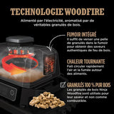 Barbecue électrique et fumoir NINJA - Woodfire OG701EU - 7 programmes de cuisson