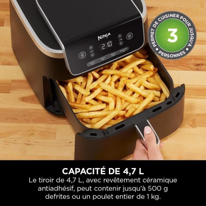 Friteuse sans huile NINJA - Pro AF140EU - Capacité 4,7L - 4 programmes de cuisson - 2000W