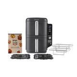 Friteuse sans huile NINJA Foodi - Double Stack SL400EU - 9,5 L - 2 tiroirs de cuisson indÈpendant - 6 modes de cuisson - 2470W
