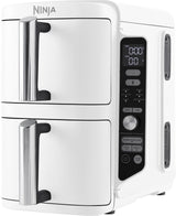 Friteuse sans huile NINJA - Double Stack XL SL400EUWH - Capacité 9,5L - 6 programmes de cuisson - Blanc - 2470W