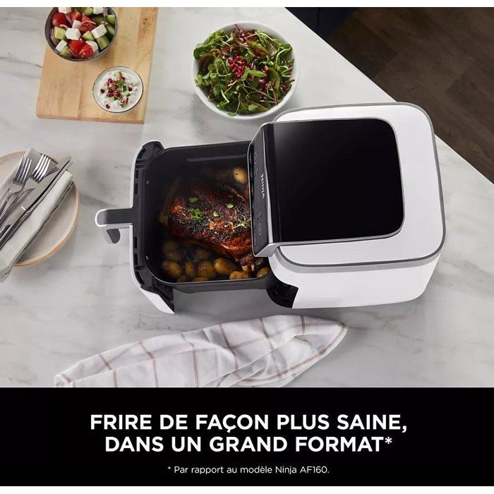 Friteuse sans huile NINJA - Foodi Max AF180EU - Capacité 6,2L - 2000W - Blanc