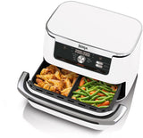 Friteuse sans huile NINJA - Foodi Flex AF500EUWH - Capacité 10,4L - 7 programmes de cuisson - Blanc - 2470W