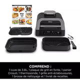 Grill & Friteuse sans huile NINJA - DG551EU - 6 programmes de cuisson - Capacité 3,8L - 1760W