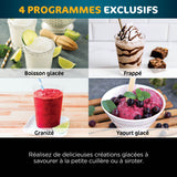 Machine a glaces NINJA - CREAMi Deluxe NC502EU - 2 pots inclus 709ml - 10 programmes