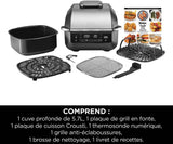 Grill NINJA - EG351EU - Capacité 5,7L - 5 programmes de cuisson - Thermosonde - 1760W