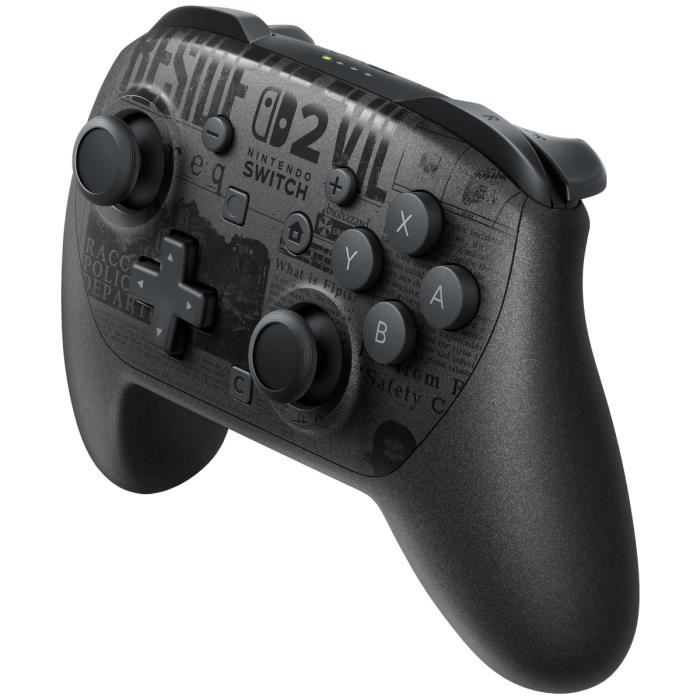 Manette Switch Pro 2 pour Nintendo Switch 2 • Édition Resident Evil Requiem