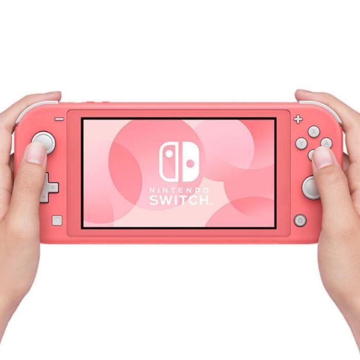 Console portable Nintendo Switch Lite  Corail + Animal Crossing: New Horizons (Téléchargement)