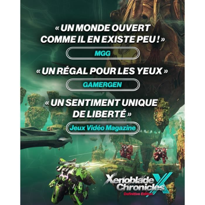 Xenoblade Chronicles X: Definitive Edition  Jeu Nintendo Switch