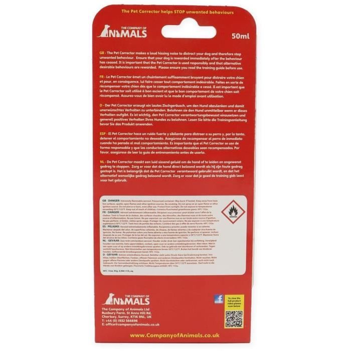 TYROL Pet corrector - Sifflet de dressage - Son dissuasif - Résultats immédiats - Pour chien