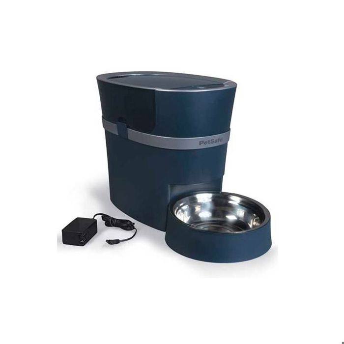 PetSafe - Distributeur de Croquettes Automatique Connecté Smart Feed pour Chien/Chat, avec minuterie, bol en acier inoxydable, 5,7