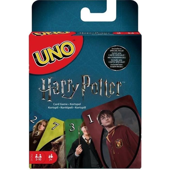 Mattel Games - UNO Harry Potter - Jeu de Société - 7 ans et + FNC42