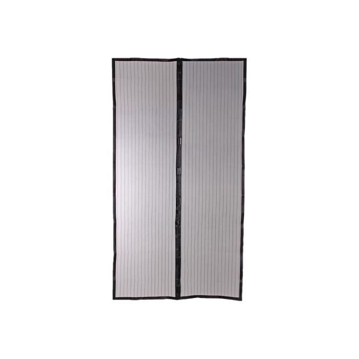Moustiquaire rideau pour porte  magnÈtique - H220 cm x L100 cm - Polyester noir