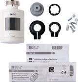 Tete Thermostatique TRV 1.0 et adaptateurs - Delta Dore - TRV 1.0 Adapt - Chauffage connecté - Programmation - Contrôle vocal