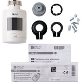 Tete Thermostatique TRV 1.0 et adaptateurs - Delta Dore - TRV 1.0 Adapt - Chauffage connecté - Programmation - Contrôle vocal