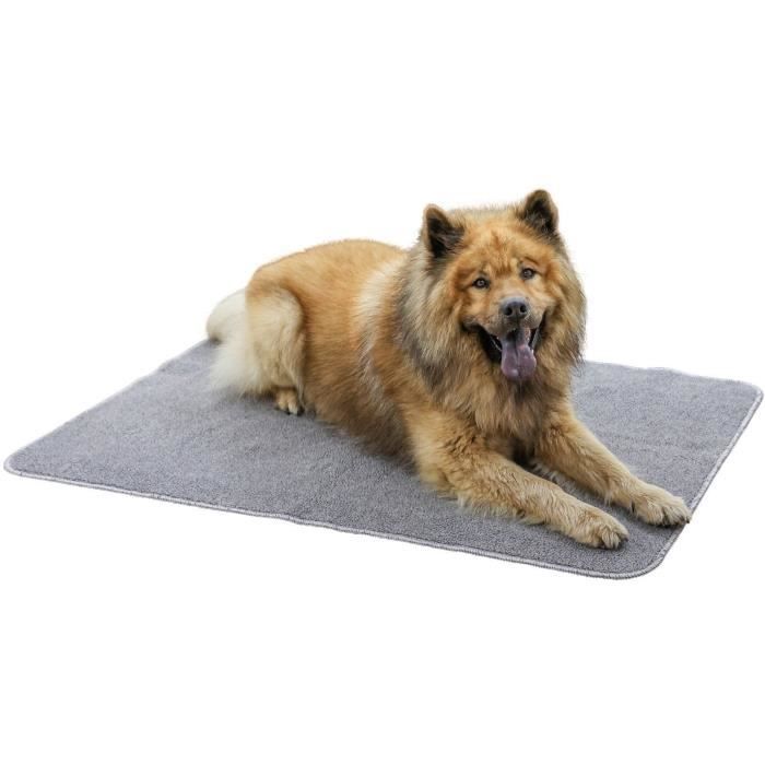Tapis thermique antidérapant - KERBL - 125 x 80 cm - Gris clair