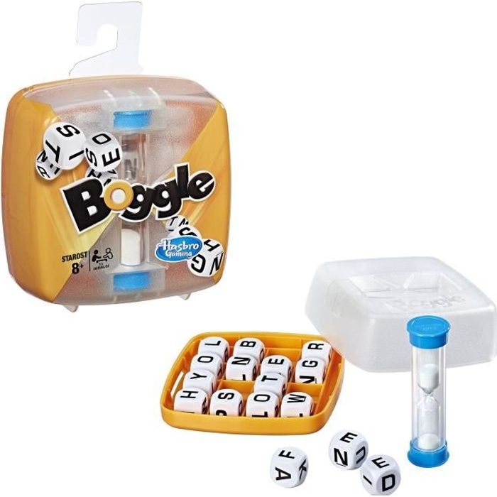 Boggle, Jeu de société pour les petits et les grands, a partir de 8 ans, Version Française, Hasbro Gaming