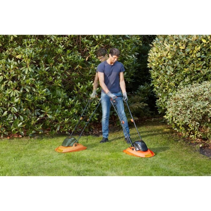 Tondeuse électrique sur coussin filaire - BLACK&DECKER - BEMWH551-QS - 1200W - 30cm de coupe