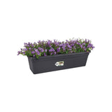 ELHO Balconniere GREEN BASICS -  6L - L 16,5 x P 39 x H 13,7 cm - Extérieur & Balcon - Vivre noir