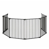 Barriere pare-feu de cheminée ou poele a bois 6 pans - 360 cm - Noir - NORDLINGER PRO