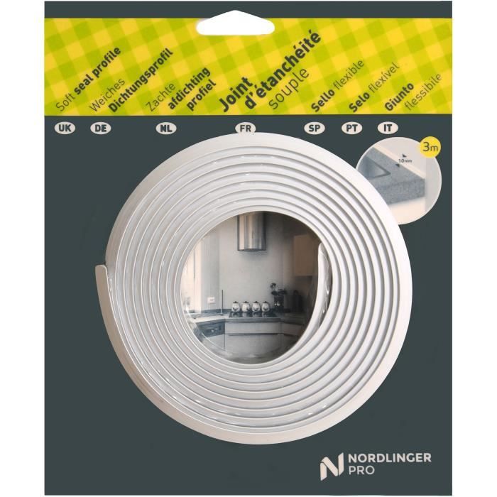 Joint d'…tanchÈitÈ - NORDLINGER PRO - 3 m - Blanc