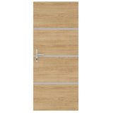 Kit de RÈnovation de Porte - NORDLINGER PRO - 4 Feuilles 85 x 50 cm & 3 Profils 85 x 2 cm - Chene Naturel