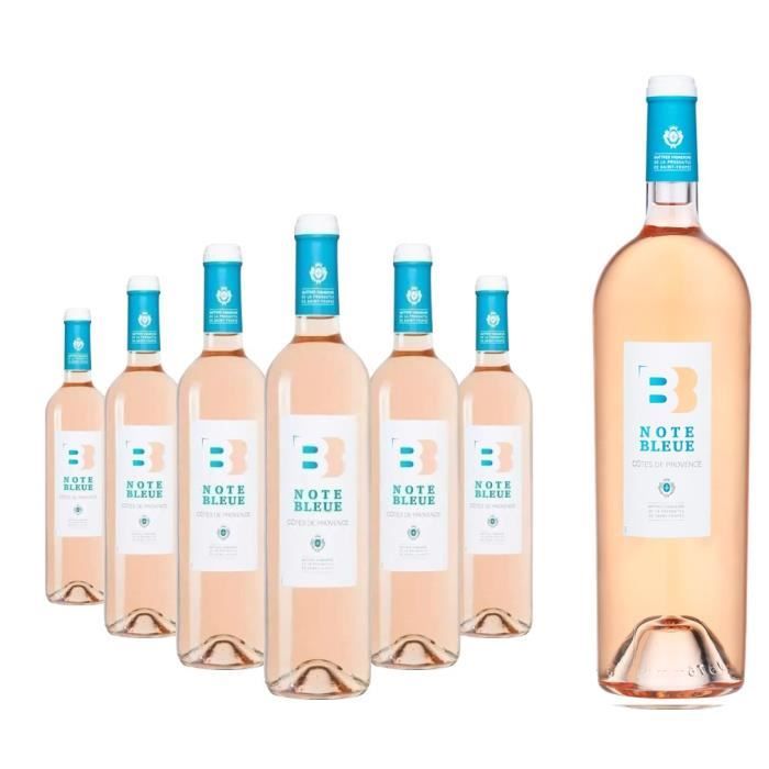 Note Bleue 2024 Côtes de Provence - Vin rosé de Provence - 6x75 cl + 1 magnum offert