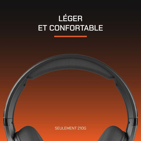 Casque gamer filaire - NOVA GAMING - Borealis - Micro amovible - LED RBG - Noir