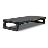 Réhausseur d'écran - NOVA GAMING - Celestium - Hub intégré - LED RGB - Noir