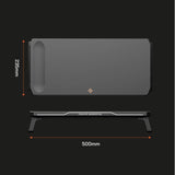 Réhausseur d'écran - NOVA GAMING - Celestium - Hub intégré - LED RGB - Noir